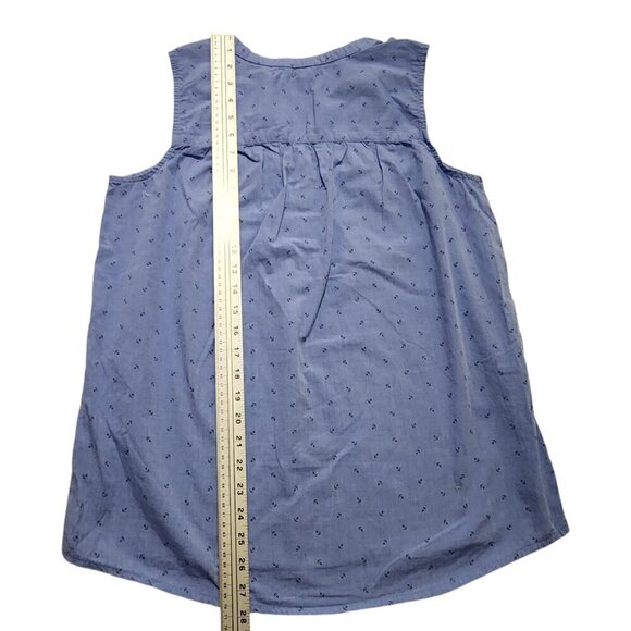 Bass Womens‎ Tank Top Blue Ankle Size M - Picture 5 of 10